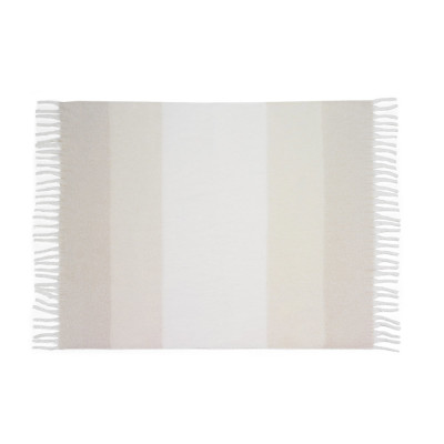 COMFY. Manta em poliéster reciclado (100 rPET)(300 g/m²), com uma sensação de toque mohair